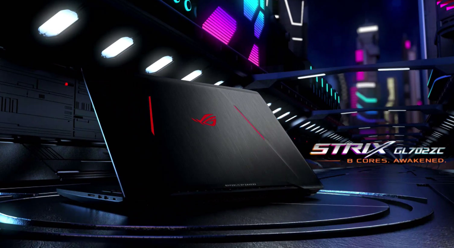 Computex 2017: The ASUS ROG Strix GL702ZC Is the World’s First 8-Core Laptop Powered by Ryzen 7