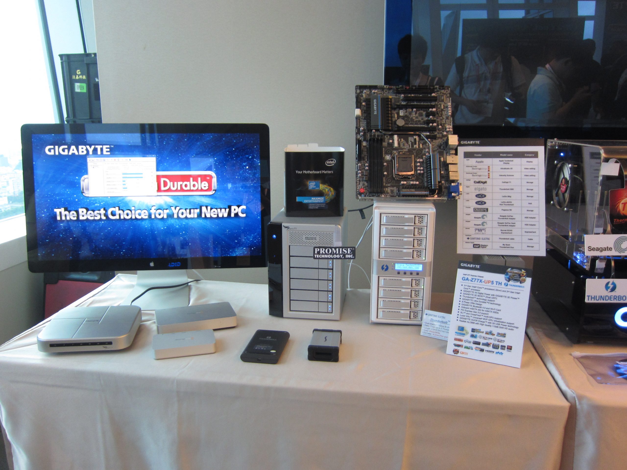 Computex: Gigabyte Shows Off Thunderbolt Motherboard and Peripherals