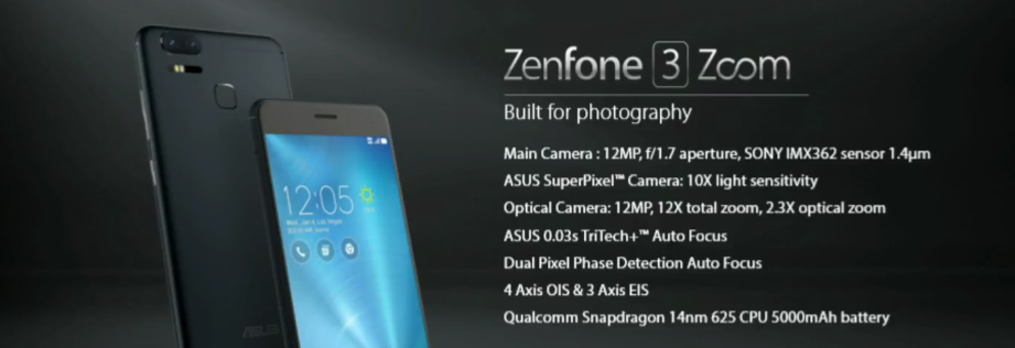 CES 2017: ASUS Announces ZenFone 3 Zoom