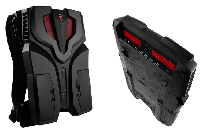 It’s not a Proton Pack, it’s the MSI VR One backpack PC