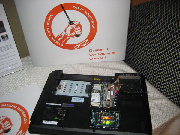 Post-Computex 2008: OCZ DIY Notebook Shown