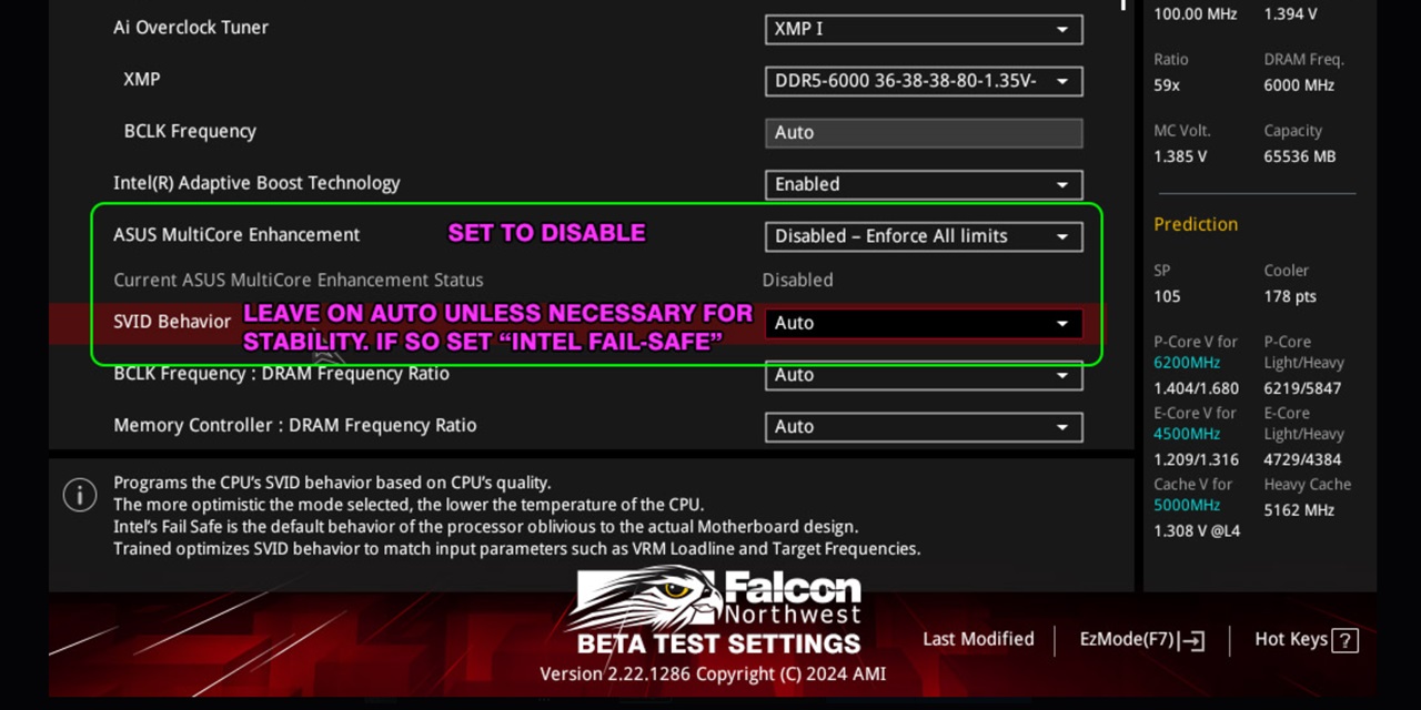 Falcon Northwest Mitigation Strategy Paves Way to Fixing Intel 13th and 14th Gen Stability Woes