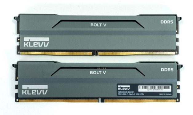 KLEVV Bolt V For Your DDR5-6800 Needs