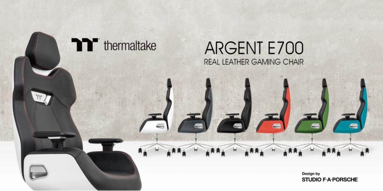 Thermaltake E700 Real Leather Gaming Chairs – by Porsche Design