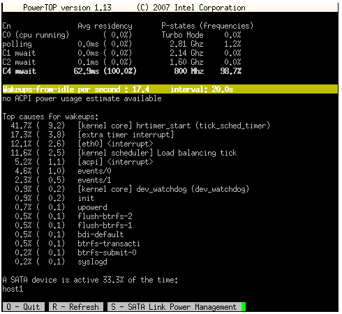 Track your Linux powered laptops battery usage