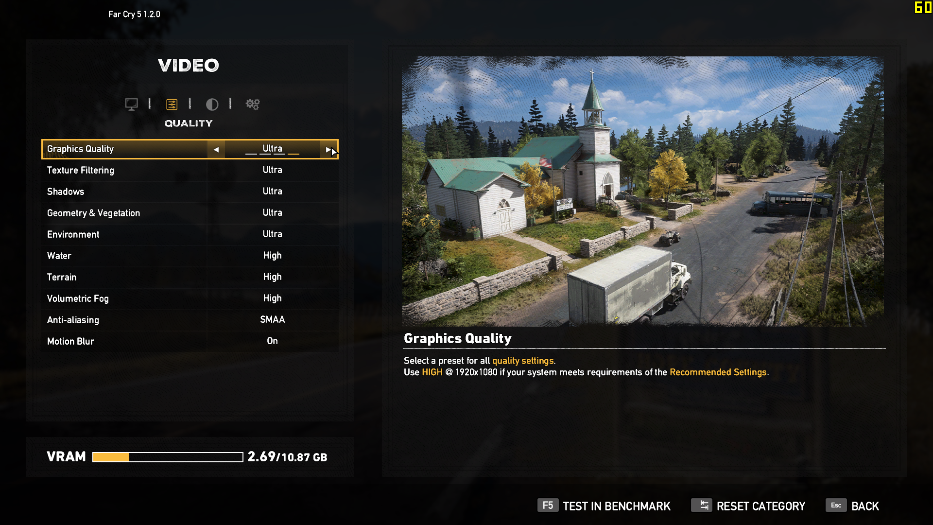 The simple life, Far Cry 5’s graphics settings