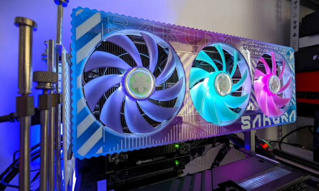 The Yeston GeForce RTX 4080 Super Sakura Sugar Stands Out In The Crowd